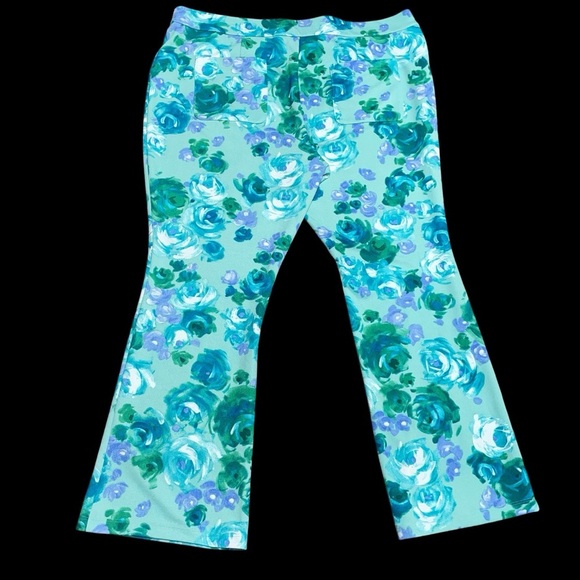 Issac Mizrahi Live! Petite Pebble Knit Baby Bell Pant Island Breeze 1XP in EUC - Picture 4 of 11